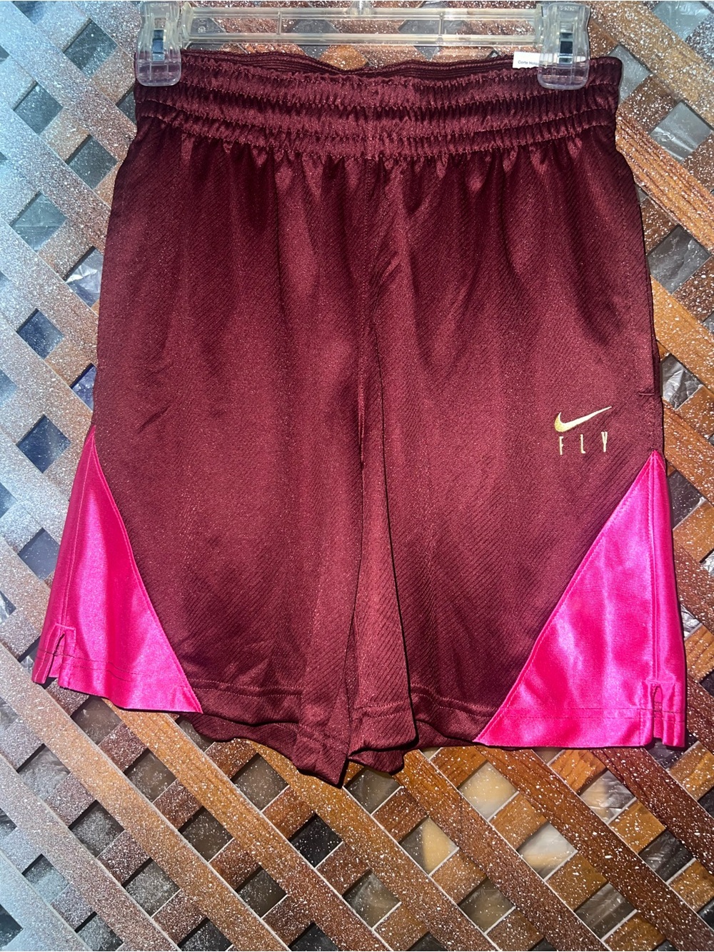 NWT Nike Women's So Fly Dri-fit Red & Pink Basketball Athletic Shorts size XS